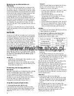 Предварительный просмотр 12 страницы Makita 7104L Instuction Manual