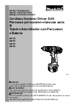 Makita 8281D Instruction Manual предпросмотр