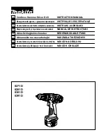 Makita 8381D Instruction Manual предпросмотр