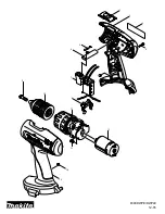 Makita 8390DWPE Parts List preview