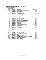 Preview for 2 page of Makita 8390DWPE Parts List