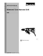 Preview for 1 page of Makita 8406 Instruction Manual