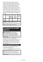 Preview for 95 page of Makita 8720023055963 Instruction Manual
