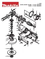 Makita 9005BY Parts Manual preview