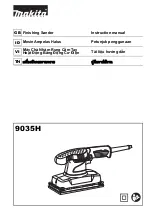 Makita 9035H Instruction Manual preview