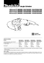 Preview for 1 page of Makita 9047 Manual