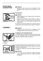 Предварительный просмотр 7 страницы Makita 906H 003485 Instruction Manual