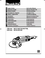 Предварительный просмотр 1 страницы Makita 9077 Instruction Manual