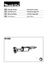 Makita 9105 Instruction Manual предпросмотр