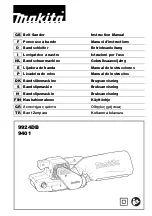 Preview for 1 page of Makita 9401 Instruction Manual