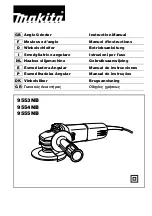 Makita 9553NB Instruction Manual preview