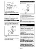 Предварительный просмотр 8 страницы Makita 9557NBR Instruction Manual