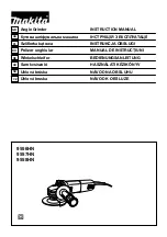 Preview for 1 page of Makita 9558HN Instruction Manual