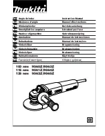 Makita 9560Z Instruction Manual предпросмотр