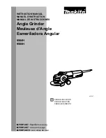 Preview for 1 page of Makita 9564H Instruction Manual