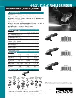 Preview for 2 page of Makita 9564PC Specifications