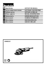 Makita 9565CLR Instruction Manual preview