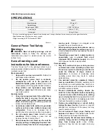 Preview for 2 page of Makita 9566CV Instruction Manual