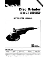 Makita 9607BL Instruction Manual предпросмотр