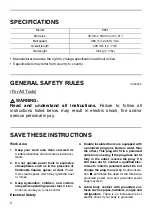 Preview for 2 page of Makita 9901 Instruction Manual