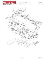 Makita 9903 Parts Breakdown предпросмотр