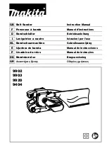 Preview for 1 page of Makita 9903J Instruction Manual