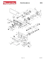 Preview for 1 page of Makita 9910 Parts Breakdown