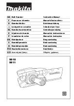 Makita 9911J Instruction Manual preview