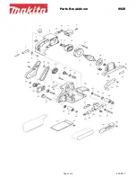 Makita 9920 Parts Breakdown предпросмотр