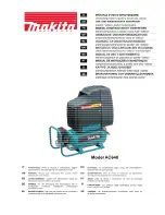 Makita AC640 Use And Maintenance Handbook предпросмотр