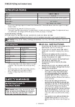 Preview for 2 page of Makita ADML815 Instruction Manual