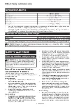 Preview for 2 page of Makita ADMP180 Instruction Manual