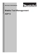 Preview for 1 page of Makita ADP12 Instruction Manual