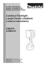 Makita Adventure ADML812 Instruction Manual preview