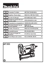 Makita AF353 Instruction Manual preview