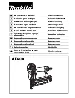 Makita AF600 Instruction Manual preview