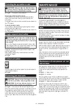 Preview for 12 page of Makita AN613 Instruction Manual