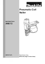 Makita AN613 Instructions Manual предпросмотр