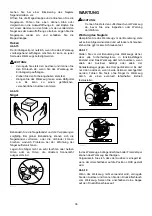 Preview for 36 page of Makita AN621 Instruction Manual