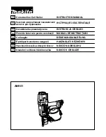 Preview for 1 page of Makita AN901 Instruction Manual