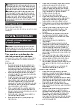 Предварительный просмотр 82 страницы Makita AN924 Instruction Manual