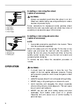 Предварительный просмотр 8 страницы Makita Angle Grinder Instruction Manual