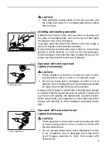 Предварительный просмотр 9 страницы Makita Angle Grinder Instruction Manual