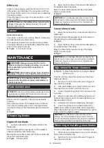 Preview for 14 page of Makita AR-3733 Instruction Manual