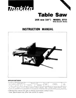 Предварительный просмотр 1 страницы Makita ARBOR 2711 Instruction Manual