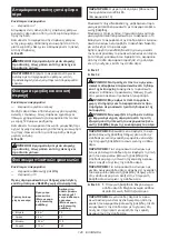 Preview for 140 page of Makita AS001GZ Instruction Manual