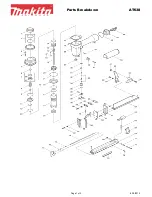 Предварительный просмотр 1 страницы Makita AT638 Parts Breakdown