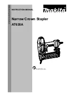 Preview for 1 page of Makita AT638A Instruction Manual And Users Manual
