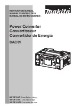 Preview for 1 page of Makita BAC01 Instruction Manual