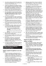 Предварительный просмотр 4 страницы Makita BAC01 Instruction Manual